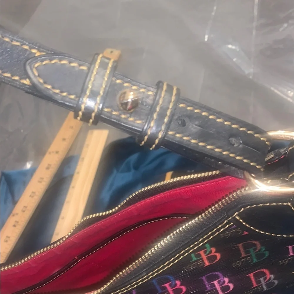 Dooney & Bourke Multicolor Logo Shoulder Bag & WALLET NOT INCLUDED
